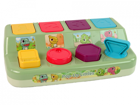 Jucărie de dexteritate pop-up pentru copii mici, cu dinozauri. [2]
