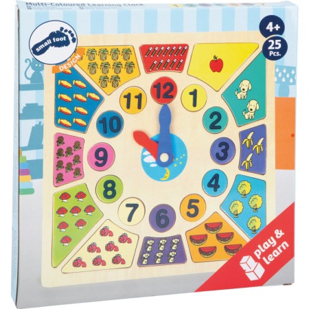 Jucarie educationala Ceas din lemn [2]