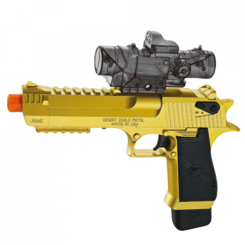 Jucarie - Pistol electric cu darturi aurii si bile din hidrogel [3]