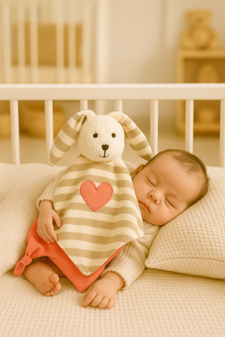 Jucarie si Paturica Iepurasul Henri Hape 0+ luni Unisex [1]