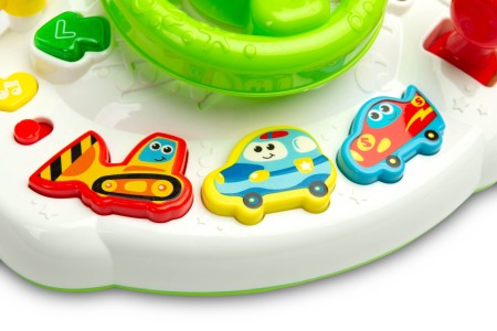 Jucarie volan educativ pentru copii - Steering Wheel, MULTICOLOR, 18 luni + [2]