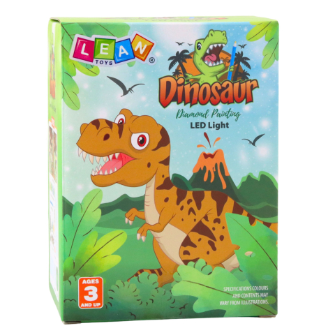 Lampa de veghe DIY Dinozauri cu telecomanda si set creativ, 3 ani+ [2]