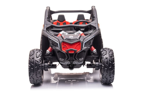 Buggy Electric Can-am RS DK-CA001 4x4, Baterie 2x24V, 4 Motoare 200W, Scaun Piele, Roti EVA, Negru, 3 ani+ [1]