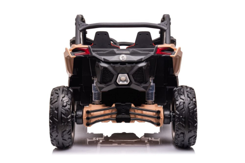 Buggy Electric Can-am RS DK-CA001 4x4, Baterie 2x24V, 4 Motoare 200W, Scaun Piele, Roti EVA, Negru, 3 ani+ [6]