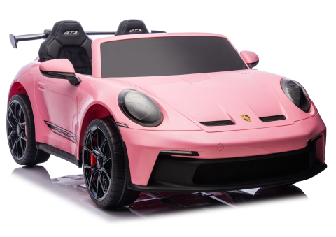 Masinute electrice - Masinuta Electrica DK-P911 Porsche GT3 24V Roz, 3 ani+