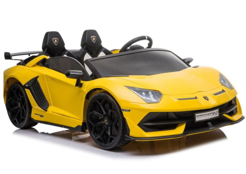Masinute electrice - Masinuta electrica Lamborghini Aventador SX2028 Galben 3 ani+