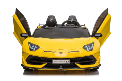 Masinuta electrica Lamborghini Aventador SX2028 Galben 3 ani+ [4]