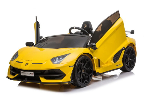 Masinuta electrica Lamborghini Aventador SX2028 Galben 3 ani+ [5]