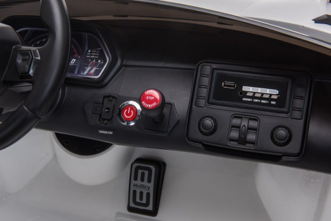 Masinuta electrica Lamborghini Aventador SX2028 Galben 3 ani+ [11]