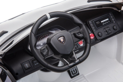 Masinuta electrica Lamborghini Aventador SX2028 Galben 3 ani+ [9]