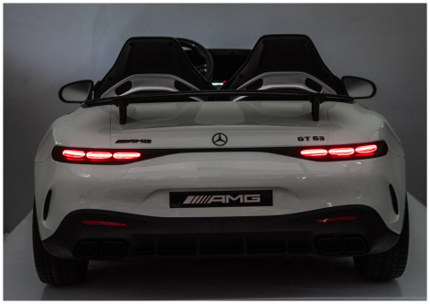 Masinuta Electrica Mercedes AMG cu Licenta DK-GT63 24V, cu telecomanda, Alba 3 ani+ [14]