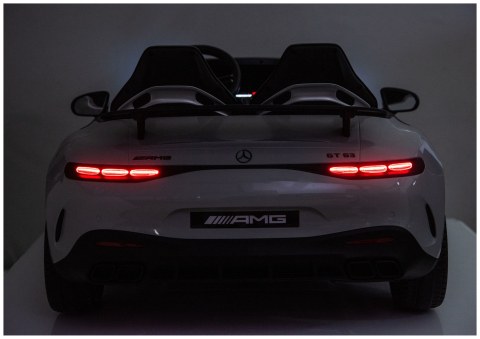 Masinuta electrica cu Licenta Mercedes AMG DK-GT63 24V, cu telecomanda, Gri Deschis, 3 ani+ [14]