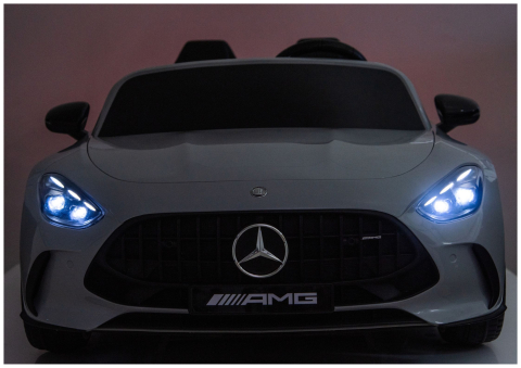 Masinuta electrica cu Licenta Mercedes AMG DK-GT63 24V, cu telecomanda, Gri Deschis, 3 ani+ [15]