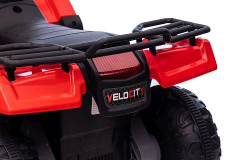 Quad electric JC915 Rosu pentru copii, cu Audio MP3, Lumini LED, Roti Plastic, pana la 1 ora de distractie, 3 ani+ [23]