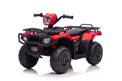 Quad electric JC915 Rosu pentru copii, cu Audio MP3, Lumini LED, Roti Plastic, pana la 1 ora de distractie, 3 ani+ [3]