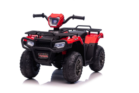 Quad electric JC915 Rosu pentru copii, cu Audio MP3, Lumini LED, Roti Plastic, pana la 1 ora de distractie, 3 ani+ [2]