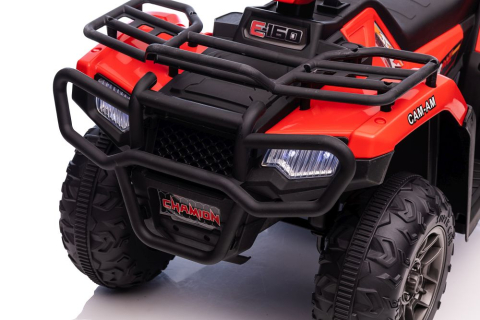 Quad electric JC915 Rosu pentru copii, cu Audio MP3, Lumini LED, Roti Plastic, pana la 1 ora de distractie, 3 ani+ [11]