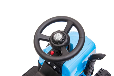Tractor Electric cu Remorca A009 Albastru, 3 ani+ [8]