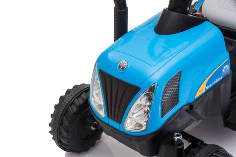 Tractor Electric cu Remorca A009 Albastru, 3 ani+ [16]