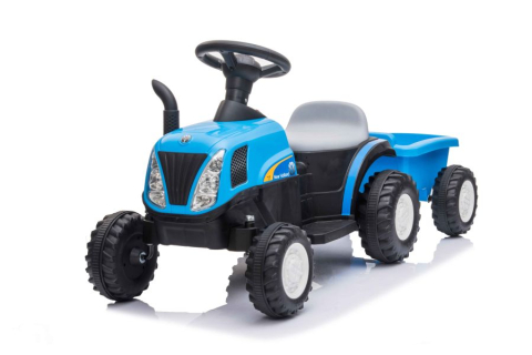 Tractor Electric cu Remorca A009 Albastru, 3 ani+ [5]