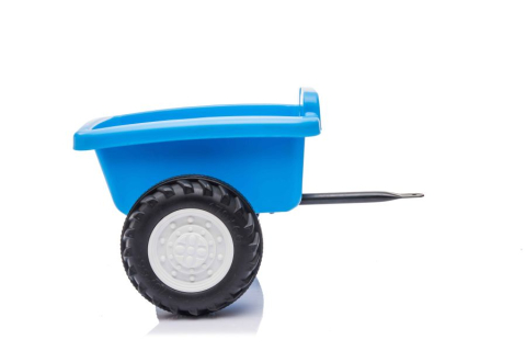 Tractor Electric cu Remorca A009 Albastru, 3 ani+ [20]