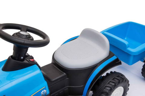 Tractor Electric cu Remorca A009 Albastru, 3 ani+ [11]