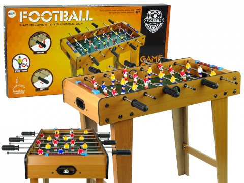 Jocuri sportive - masa-fotbal-lemn-copii-62cm-jucatori-mingi-Bebelul