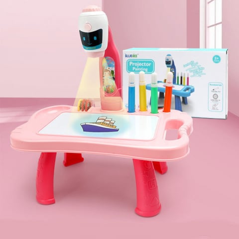 Mini Proiector de Desen 2in1 Robot cu Masuta si Accesorii – ROZ [3]