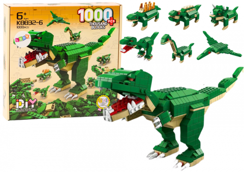 Jucarii Copii - set-constructie-dinozauri-6in1-1000-piese-copii-Bebelul