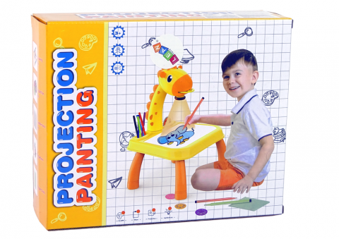 Masa de desen cu proiector Girafa pentru copii 3 ani+ [3]