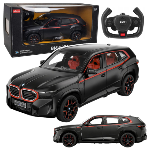 Jucarii cu telecomanda (RC) - Masina BMW XM Black Rastar 1:14 lumini