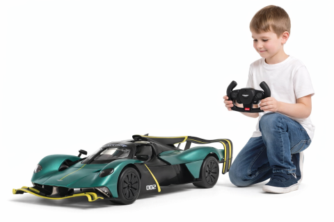 Masina cu Telecomanda R/C 1:14 Aston Martin Valkyrie AMR Pro RASTAR Verde [1]