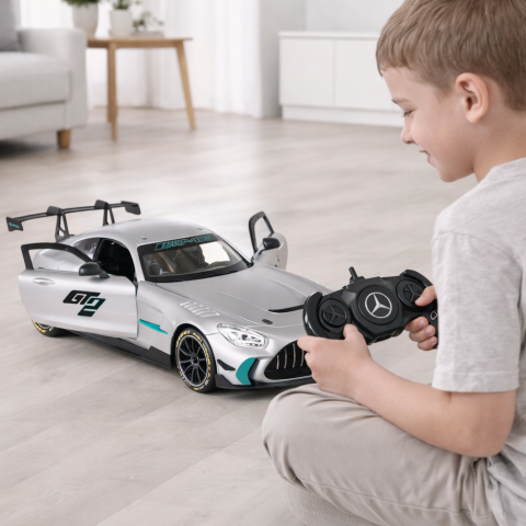 Masinute R/C - Masina cu Telecomanda R/C 1:14 Mercedes-AMG GT2 RASTAR Gri
