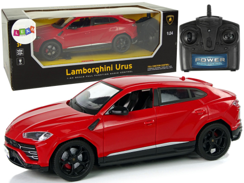 Masina cu Telecomanda R/C 1:24 Lamborghini Urus Rosu 2.4G cu Lumini [1]
