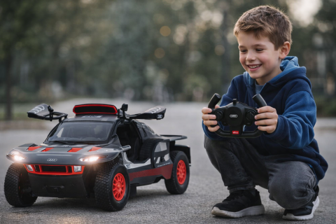 Masinute R/C - Masina cu Telecomanda RC Audi RS Q e-tron 1:14 RASTAR