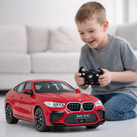 Masinute R/C - Masina cu Telecomanda RC BMW X6 M 1:14 RASTAR Rosie