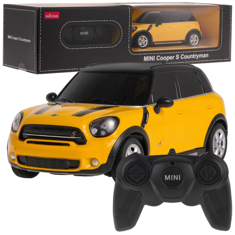 Masina cu Telecomanda RC Mini Countryman 1:24 RASTAR Galben [1]