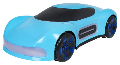 Masinute R/C - Masina cu Telecomanda si Ceas, Functie Fum, Drift si Lumini, Albastra