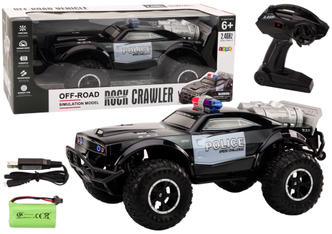 Masinute R/C - Masina de politie off-road cu telecomanda RC 1:8