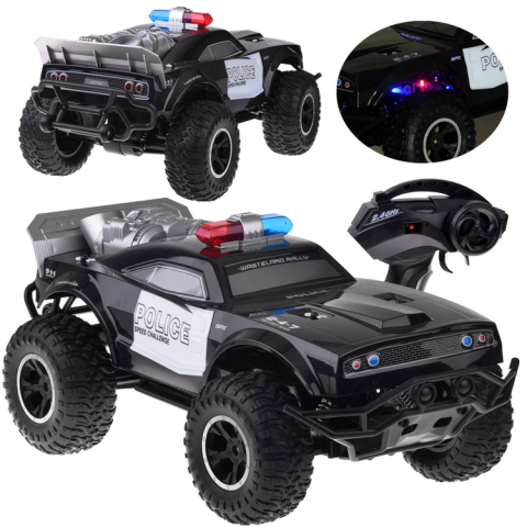 Masina de politie ROCK CRAWLER off-road cu telecomanda RC 1:8 [5]