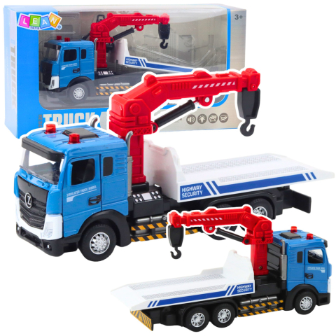 Jucarii - Masina de Tractare cu Brat Mobil Cabina Metalica Lumini si Sunete