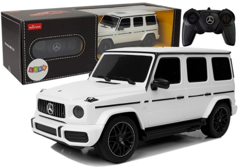 Jucarii cu telecomanda (RC) - Masina Mercedes AMG G63 Alb 1:24