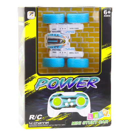 Masina Off-Road Acrobata cu Telecomanda 360° Albastra 1:32 [6]