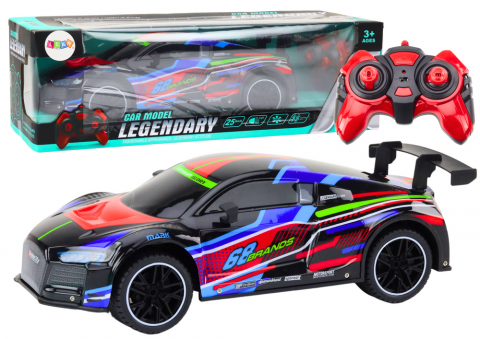 Masinute R/C - masinuta-rc-sport-neagra-lumini-25kmh-scara-1-10-Bebelul