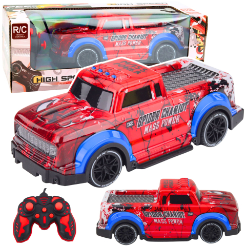 Jucarii cu telecomanda (RC) - Masina Off-Road Spider Red cu lumini