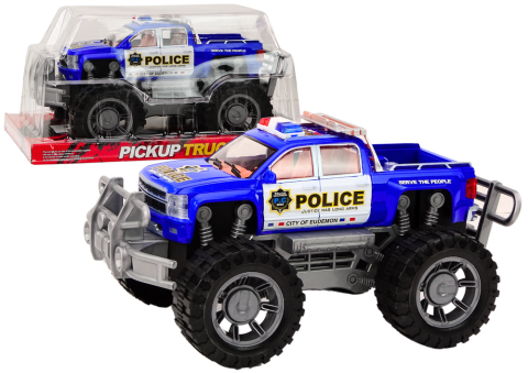 Jucarii Copii - Masina politie pickup offroad albastru