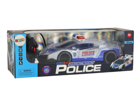 Masina Politie Sportiva cu lumini 1:16 [5]