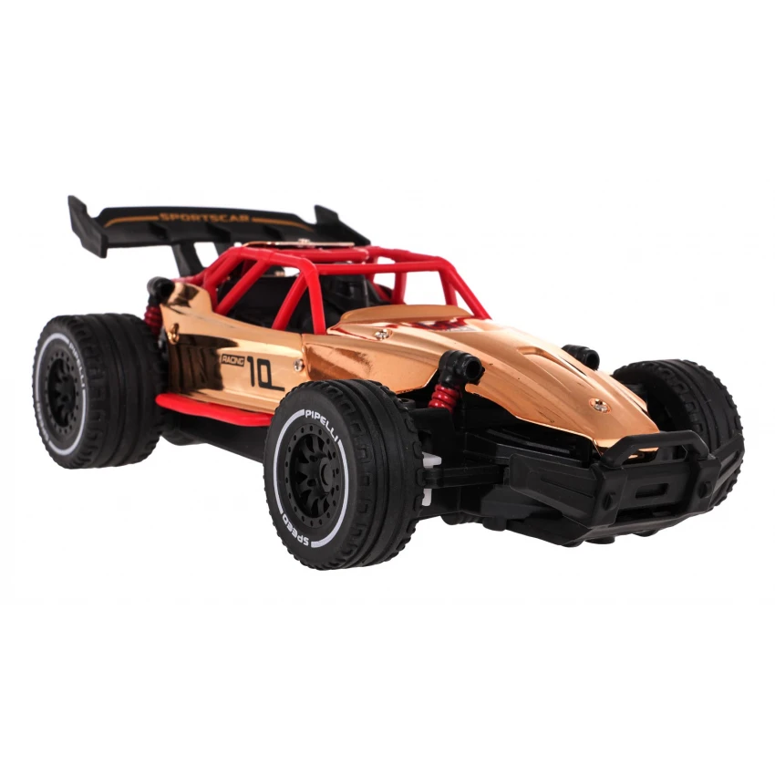 Mașină RACING 01 Gold cu telecomandă – RC pentru copii 6+ BEBEBLUL [5]