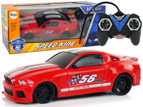 Jucarii cu telecomanda (RC) - Masina Racing Red 1:24 geamuri fumurii 6 ani