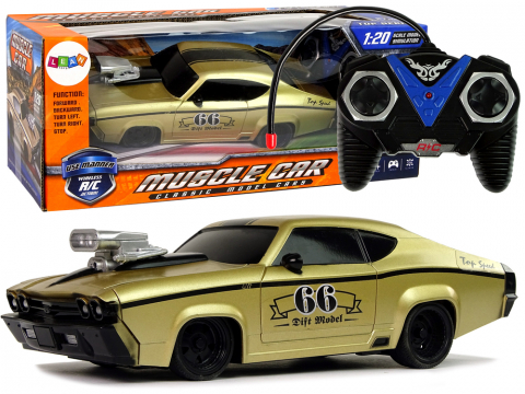 Masinute R/C - masinuta-rc-sport-aurie-clasic-model-13-1-20-telecomanda-Bebelul